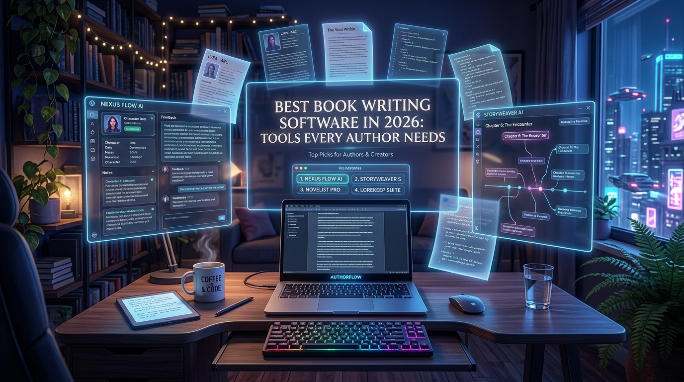 Best Book Writing Software in 2026: Tools Every Author Needs