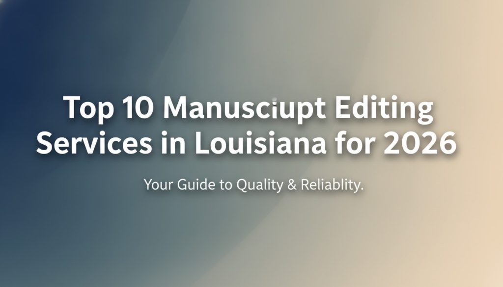 Top 10 Manuscript Editing Services in Louisiana for 2026