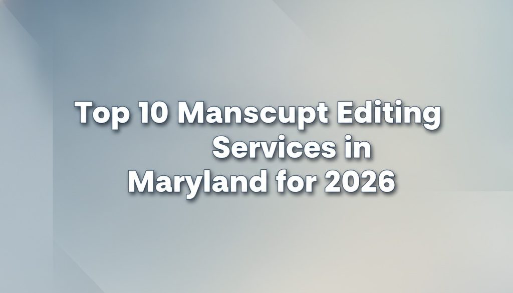 Top 10 Manuscript Editing Services in Maryland for 2026