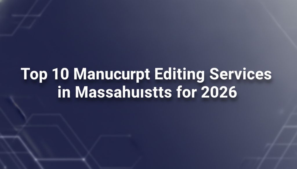 Top 10 Manuscript Editing Services in Massachusetts for 2026