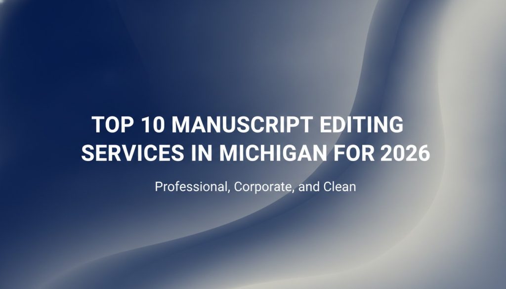 Top 10 Manuscript Editing Services in Michigan for 2026